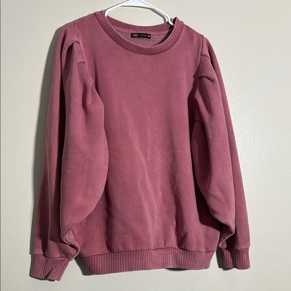 Zara Women’s Pink Sweat shirt - Picture 1 of 6